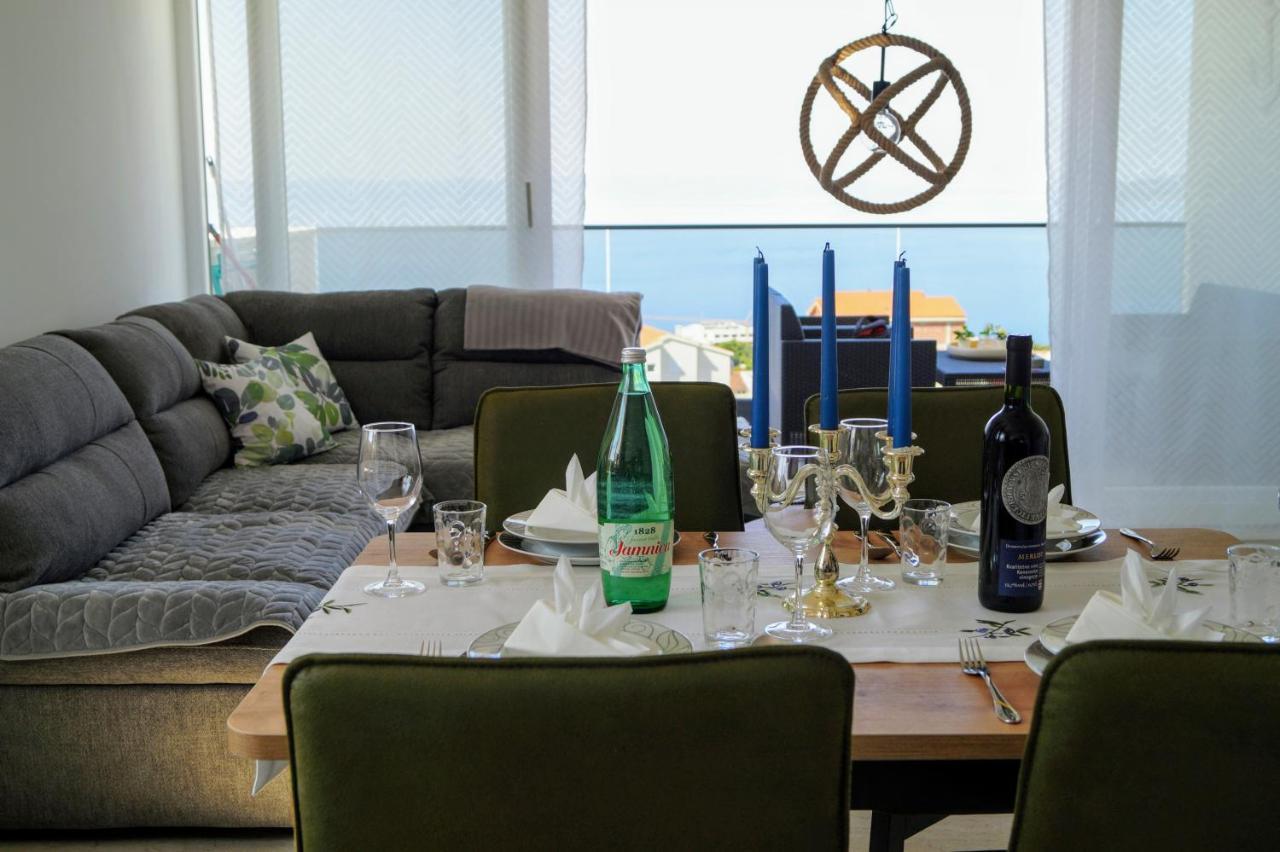 Apartment Ivona With Beautiful Seaview ماكارسكا المظهر الخارجي الصورة