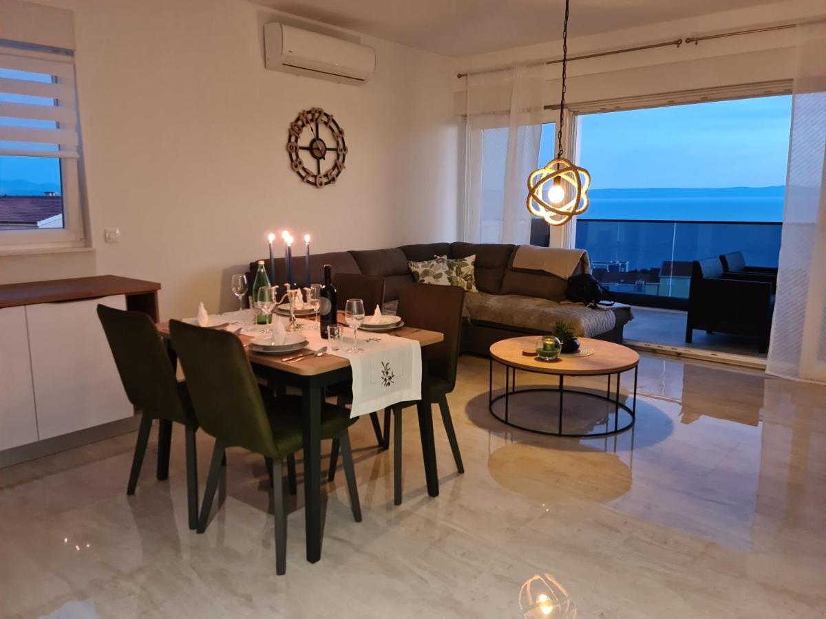 Apartment Ivona With Beautiful Seaview ماكارسكا المظهر الخارجي الصورة