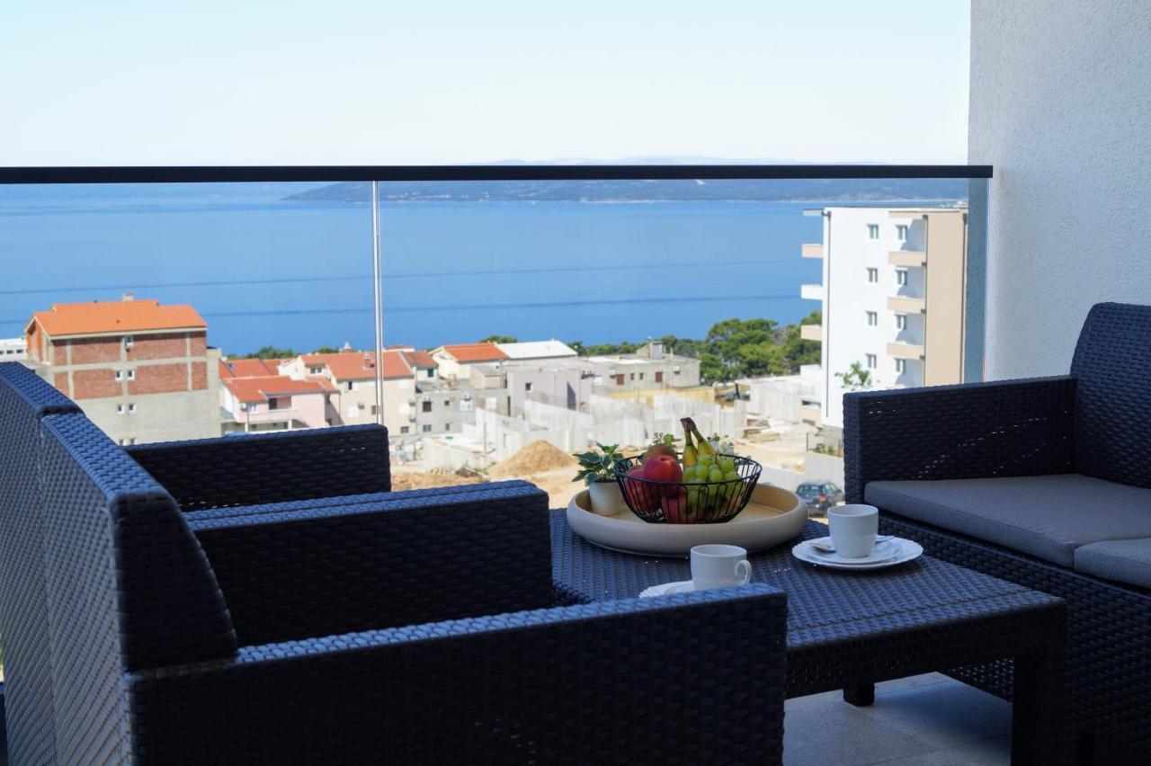 Apartment Ivona With Beautiful Seaview ماكارسكا المظهر الخارجي الصورة