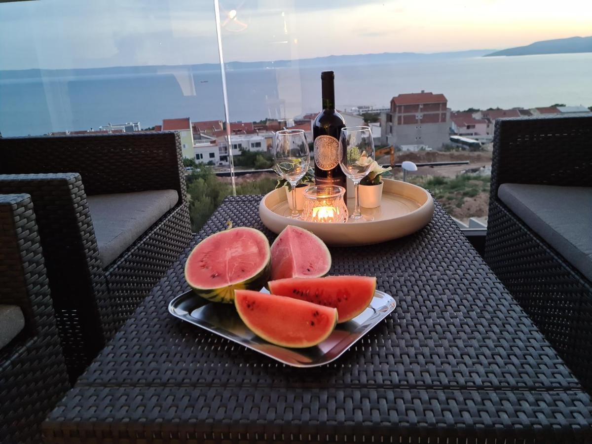 Apartment Ivona With Beautiful Seaview ماكارسكا المظهر الخارجي الصورة
